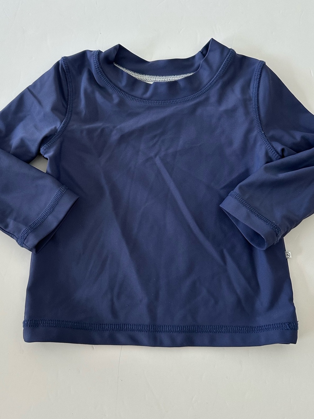 Caden Lane Baby Swim Rash Guard Top Navy Blue 3-6 Months Summer Swim Beach
